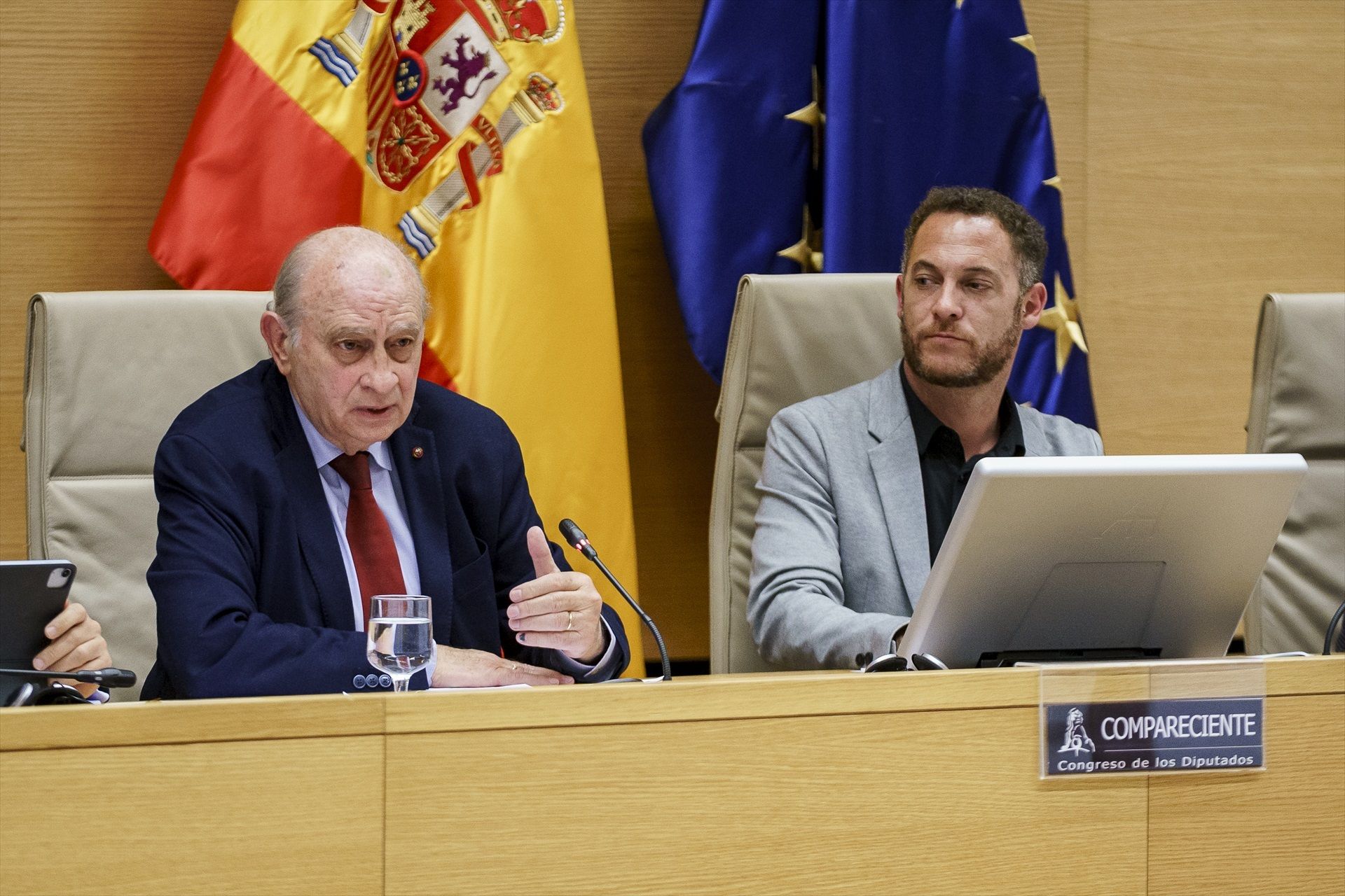 L'exministre d'Interior Jorge Fernández Díaz, aquest dimecres al Congrés