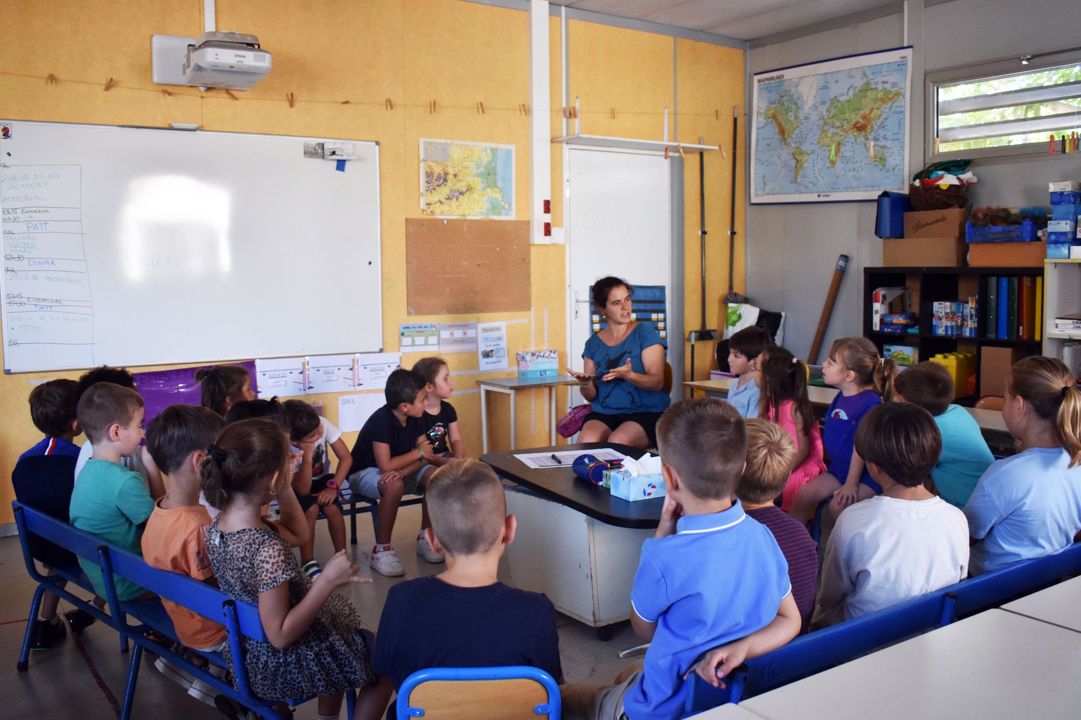 Una classe de la Bressola a Perpinyà