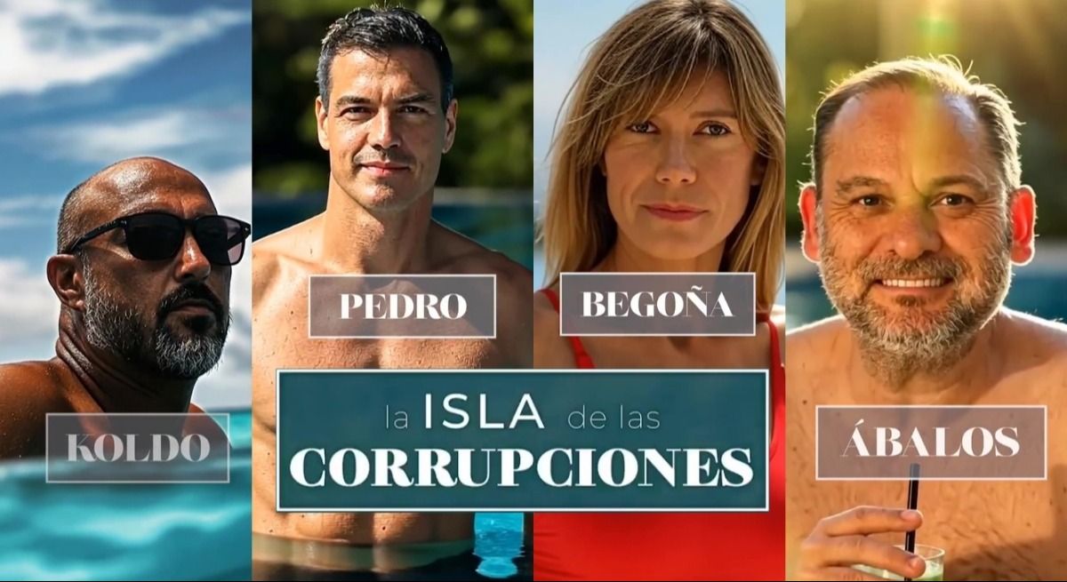 Els protagonistes del vídeo del PP que parodia «La isla de las tentaciones»