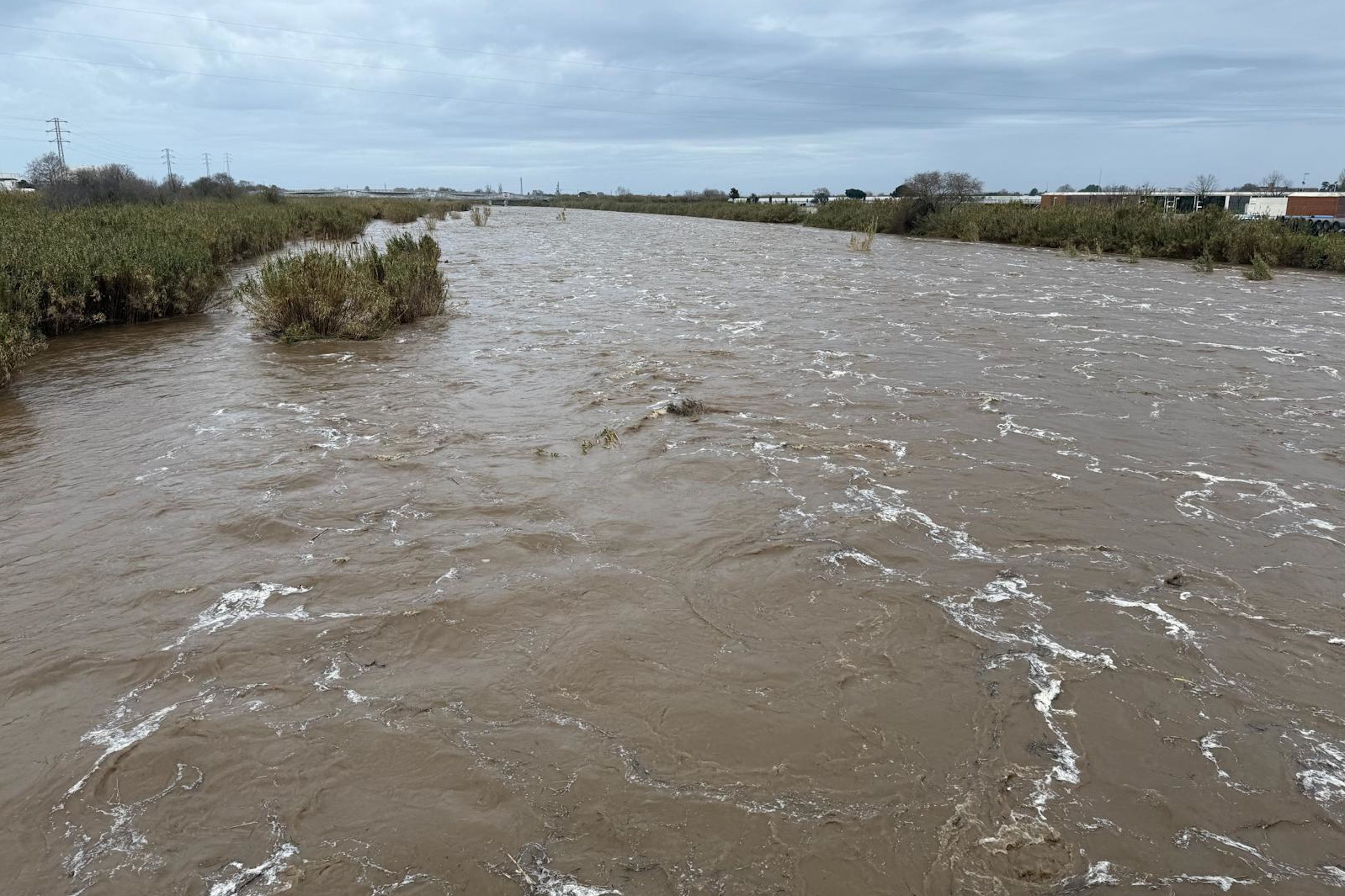 El riu Tordera, al seu pas per Blanes