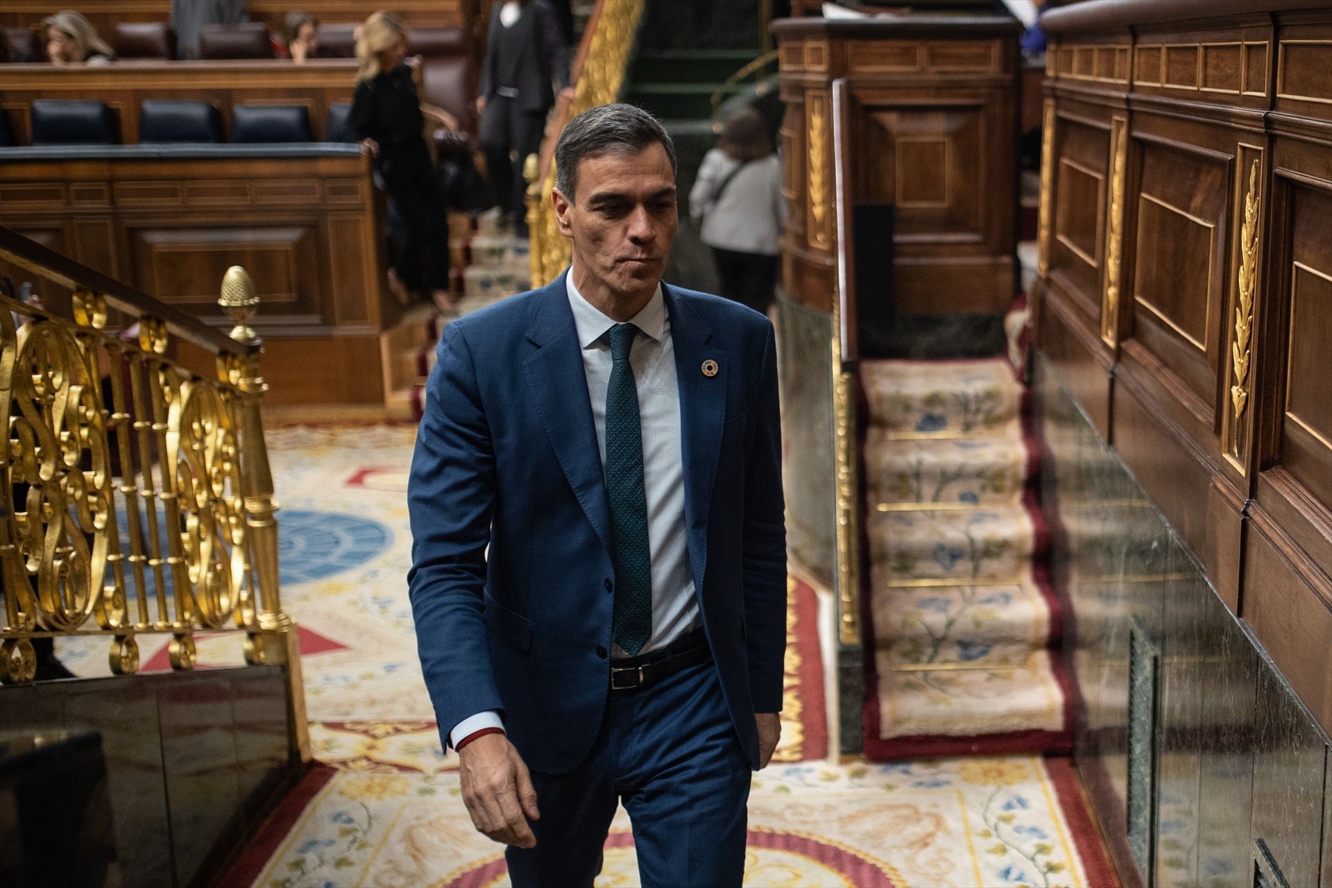 Pedro Sánchez, al Congrés dels Diputats.