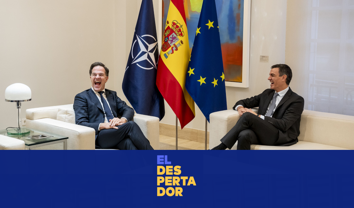 El president de l'OTAN, Mark Rutte, i el president espanyol, Pedro Sánchez