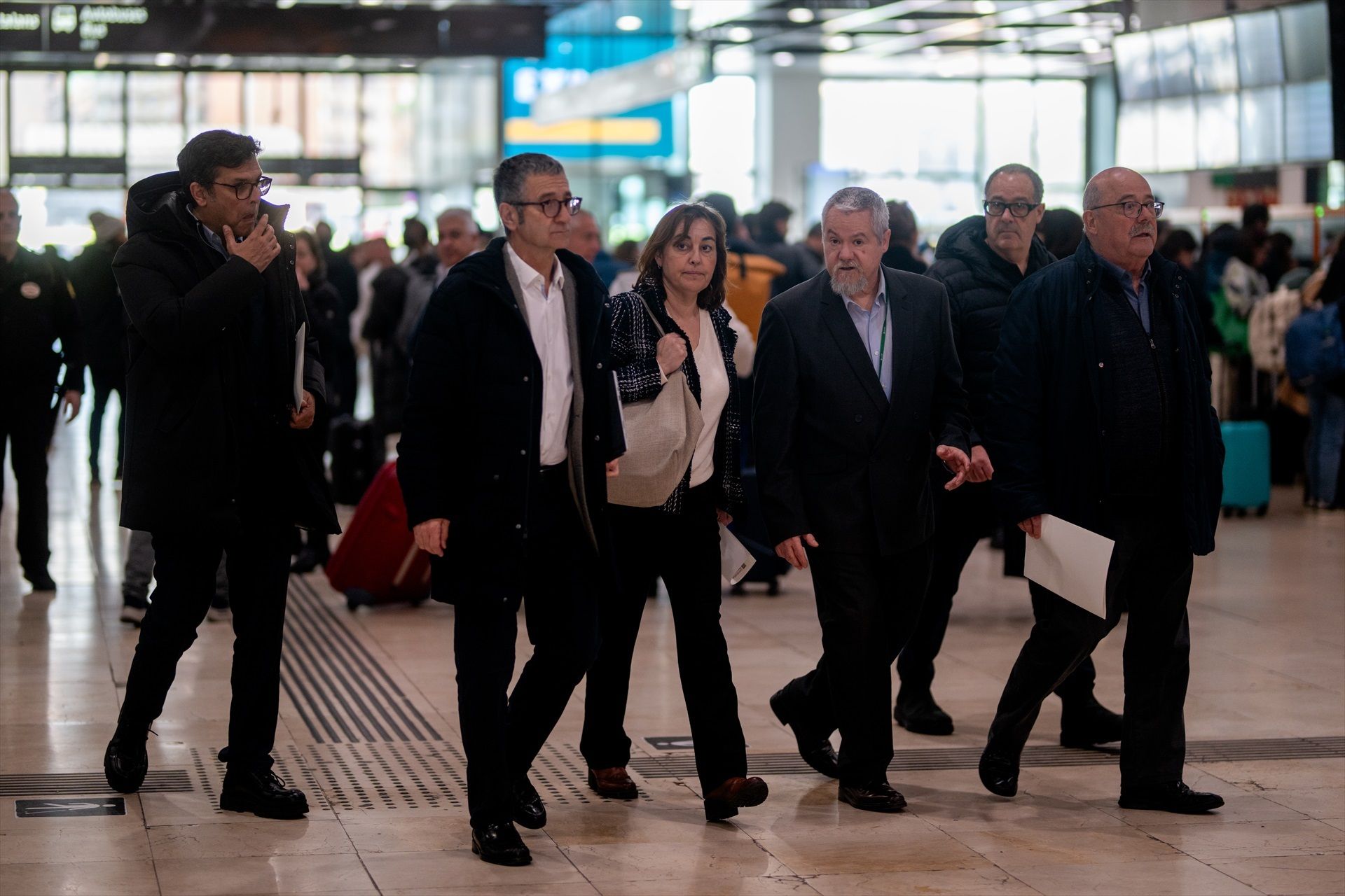 Sílvia Paneque, a l'estació de Sants.