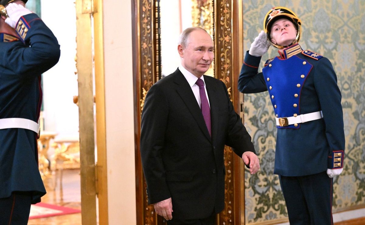 Vladímir Putin, aquest dimecres a Bielorússia