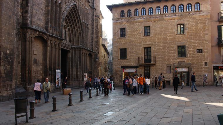 La plaça del Pi de Barcelona