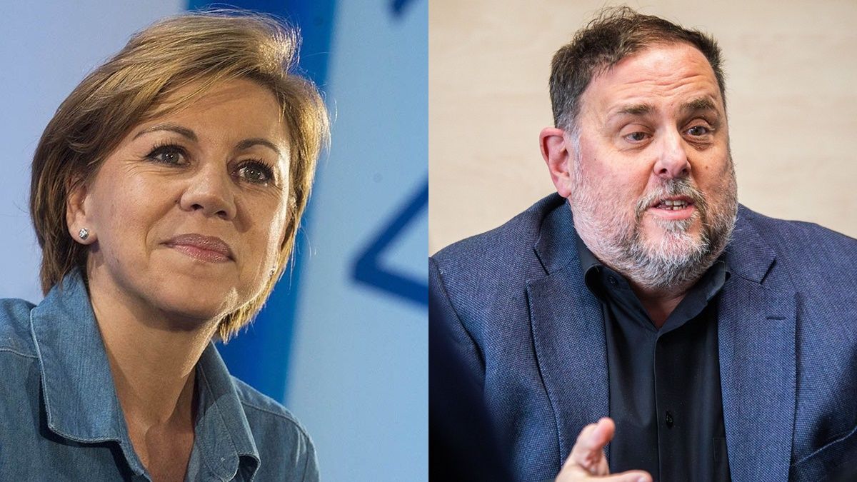 Cospedal i Junqueras, en imatges d'arxius