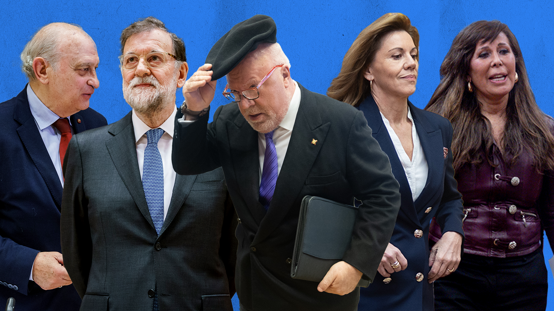 Villarejo, Rajoy, Fernández Díaz, Cospedal i Sánchez-Camacho, protagonistes de l'Operació Catalunya.