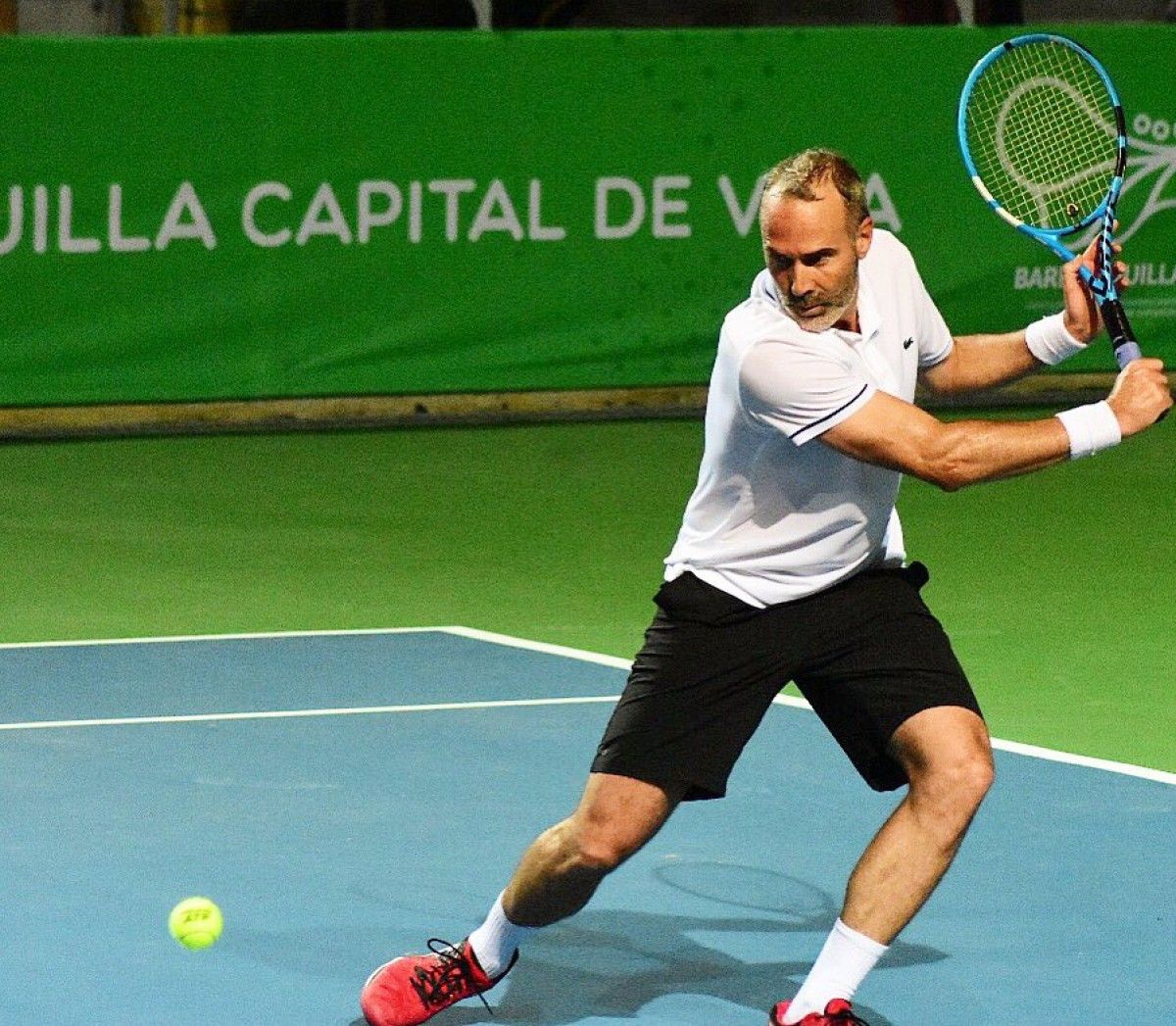 Corretja, en un torneig de tennis