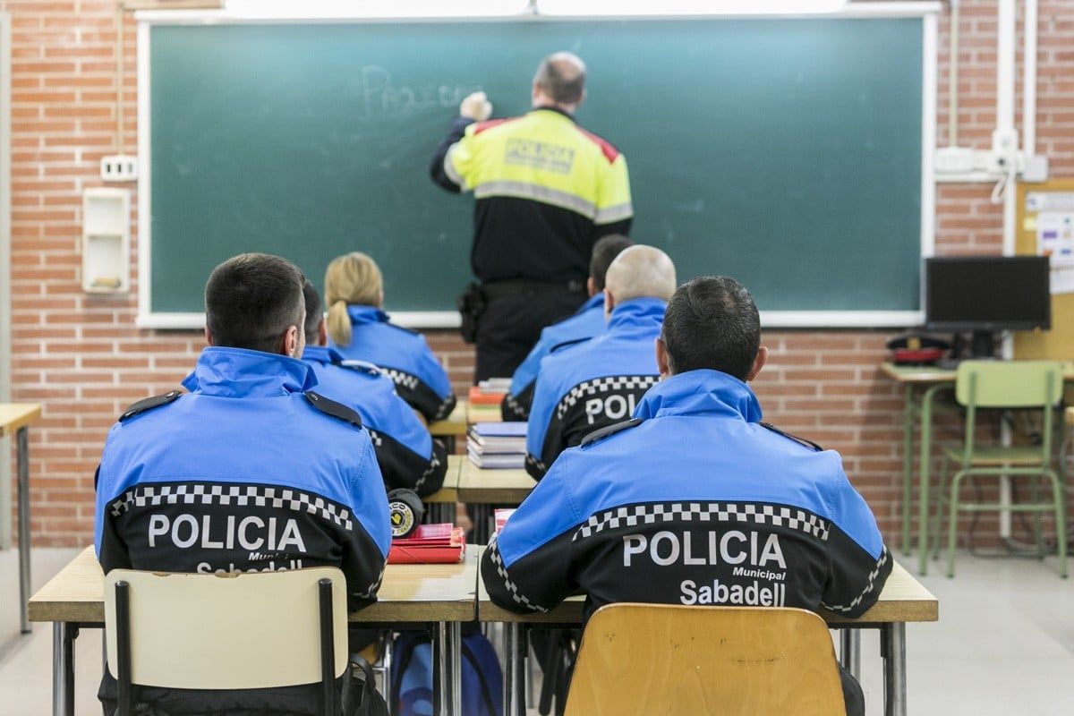 Aspirants a Policia Municipal de Sabadell formant-se a l'Institut de Seguretat Pública de Catalunya
