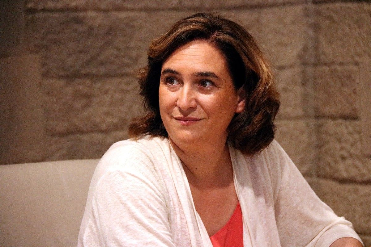 Ada Colau, en imatge d'arxiu a l'Ajuntament de Barcelona