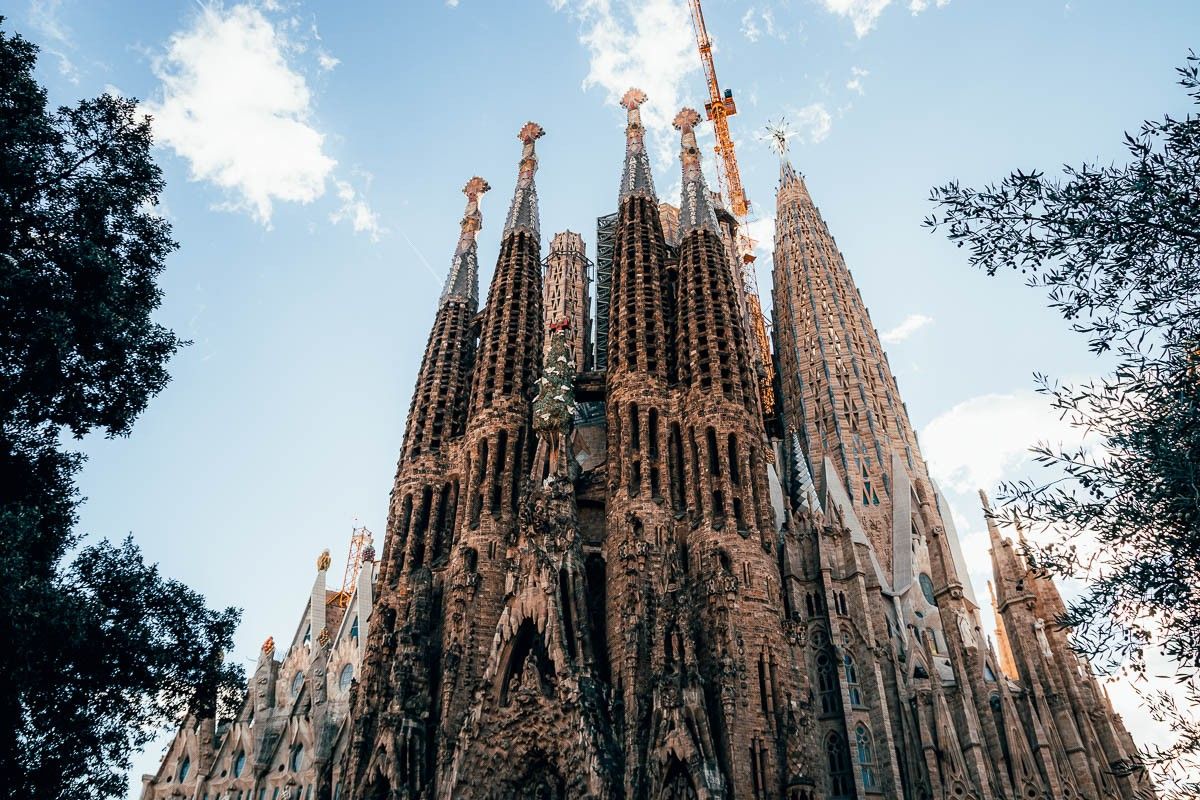 El temple de la Sagrada Família.