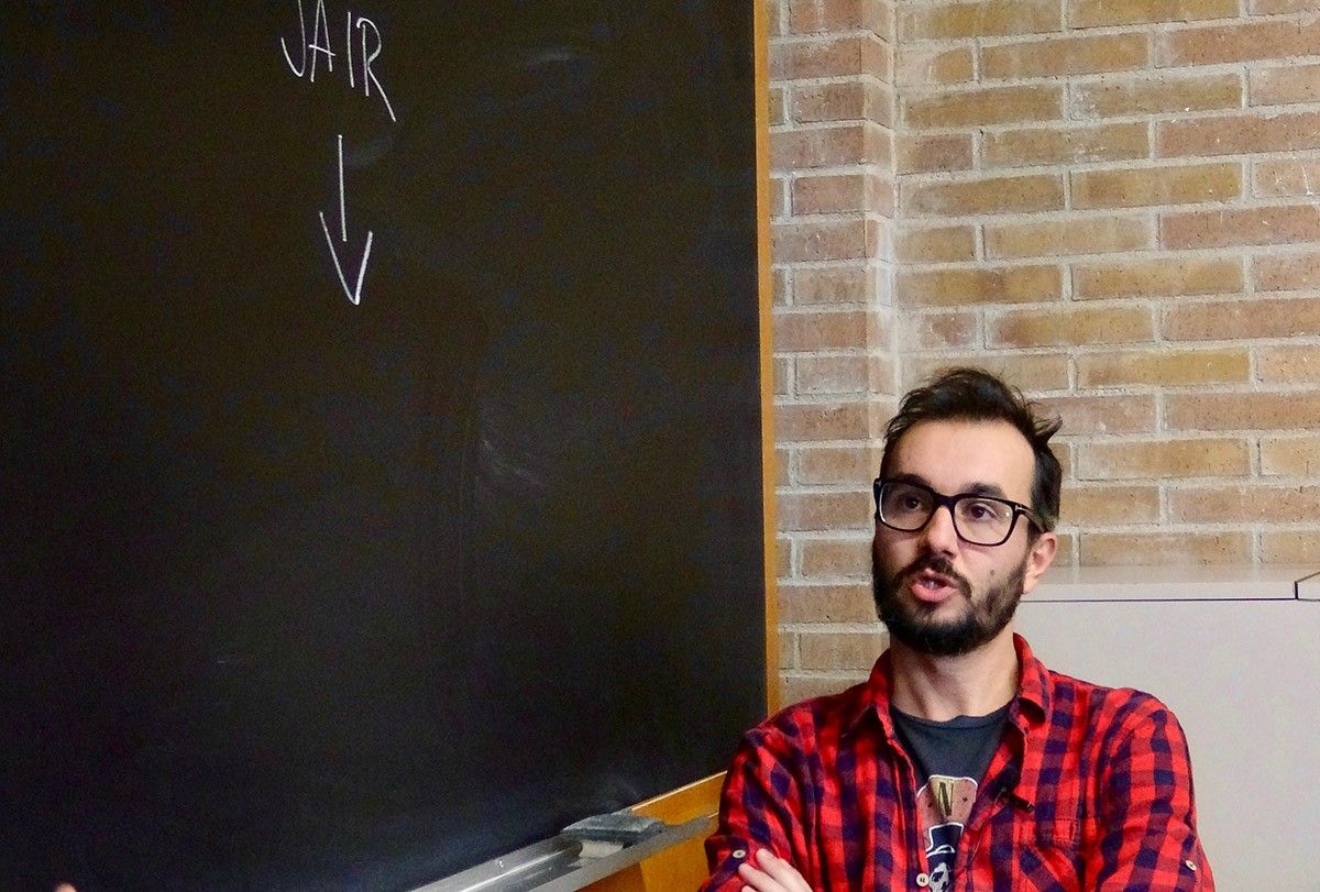 Jair Domínguez, a la Universitat de Girona