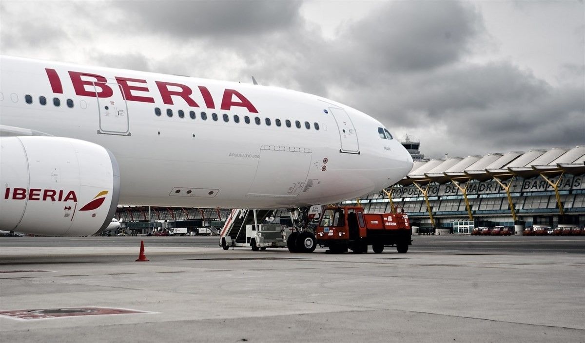 Un avió d'Iberia