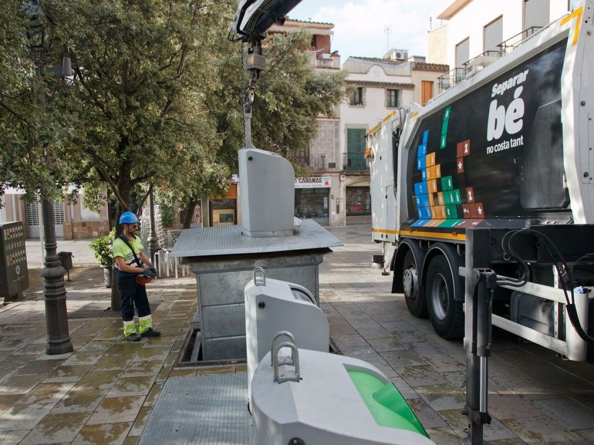 Recollida de residus de Sant Cugat. 