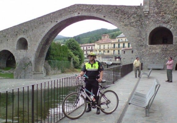 Municipal amb bicicleta