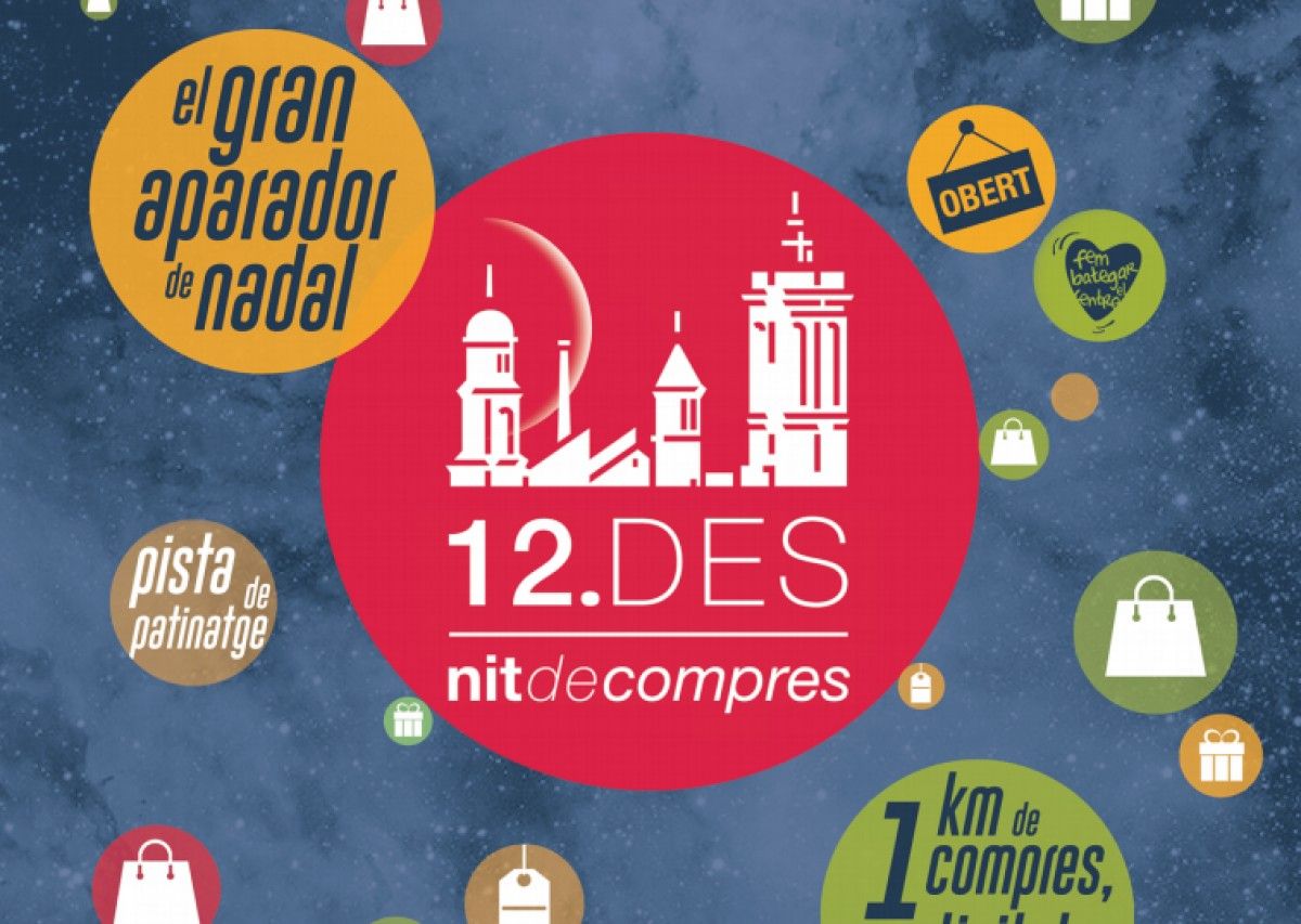 Logotip de la Nit de Compres 2015.