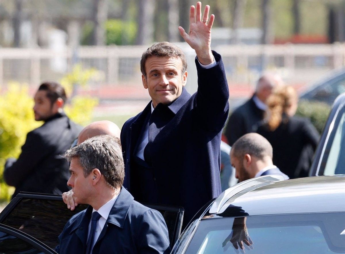 Emmanuel Macron, president de França, aquest diumenge