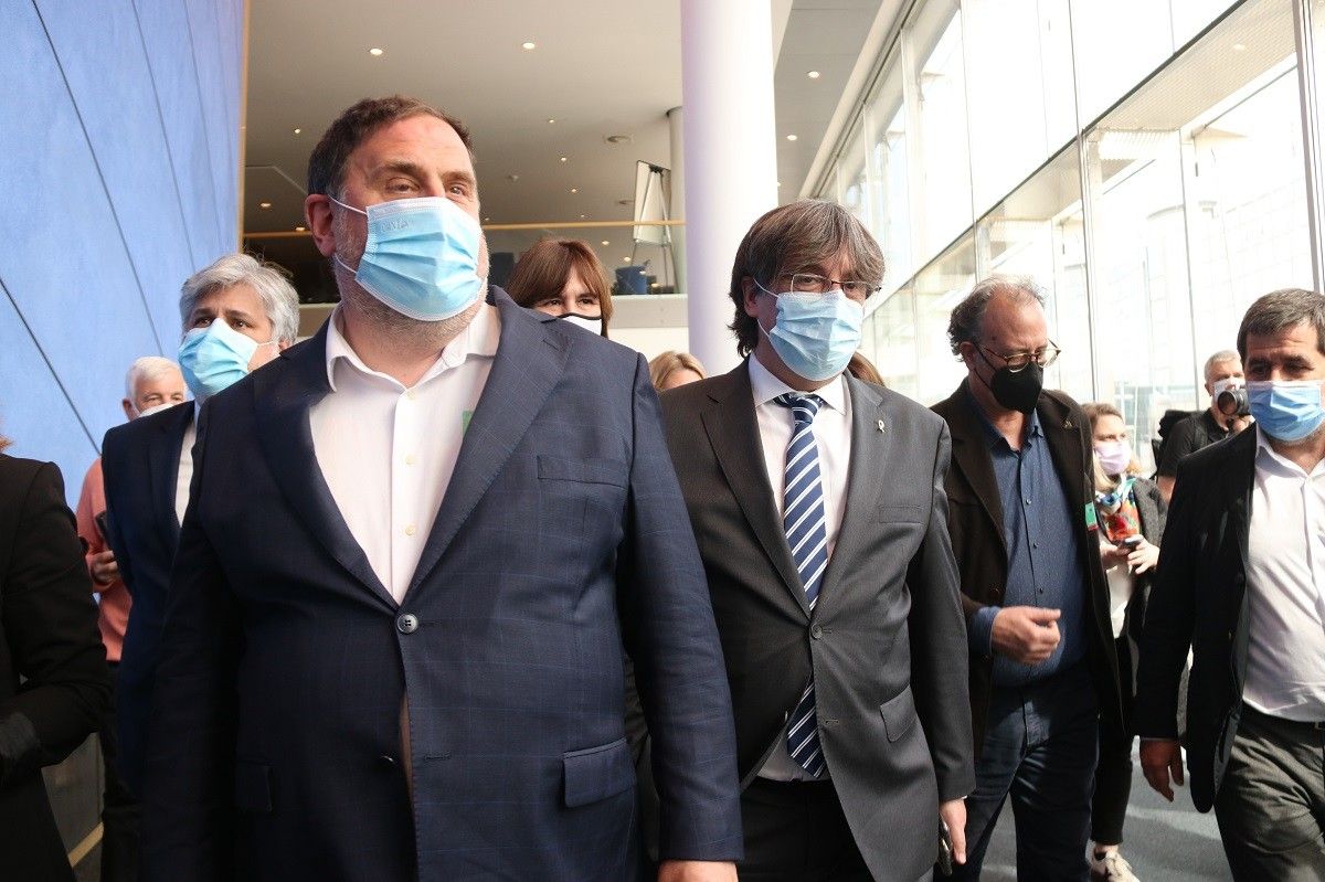 Junqueras i Puigdemont, al Parlament Europeu per denunciar el «Catalangate»