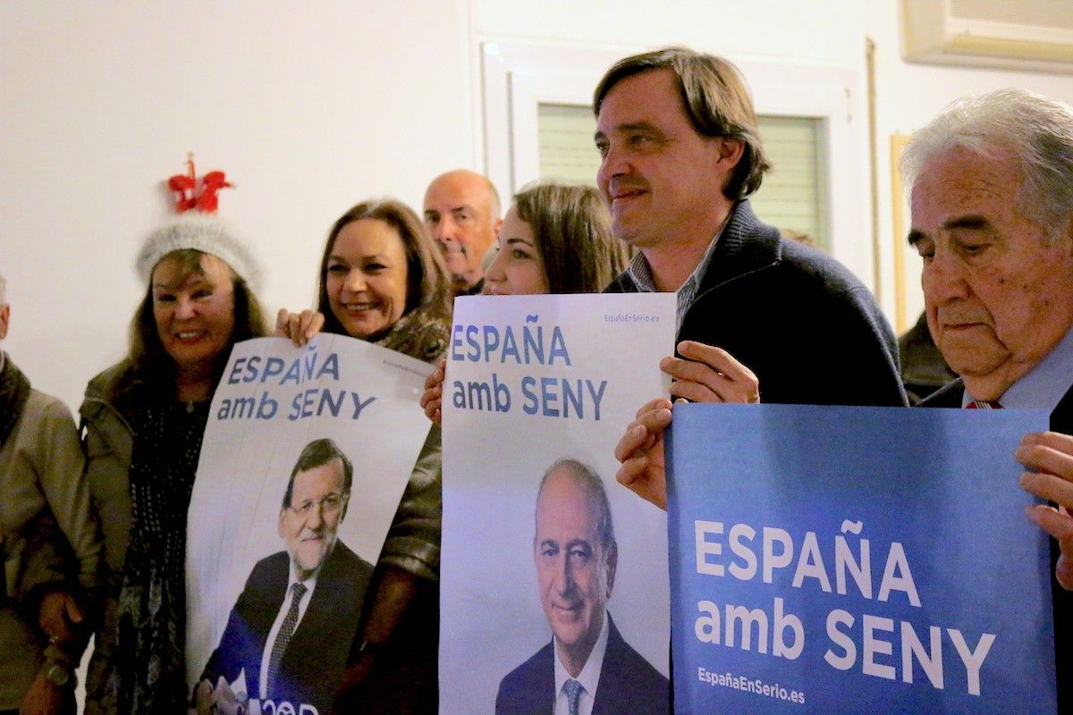 Presentació del cartell del PP a la seu de Sabadell