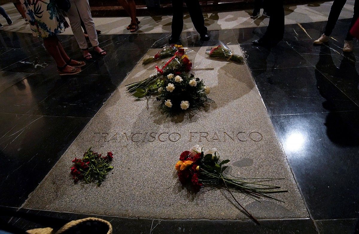 La tomba de Franco, al Valle de los Caídos