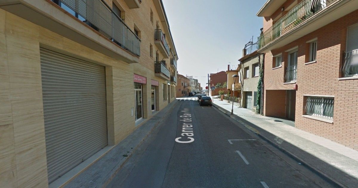 El carrer de Les Fonts on va passar l'agressió aquest dilluns a la nit