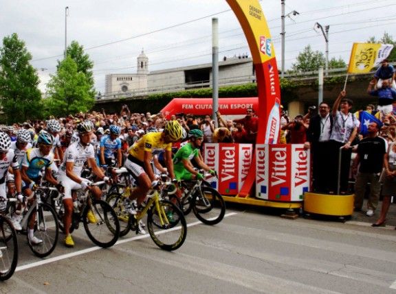 La sortida del Tour de França des de Girona