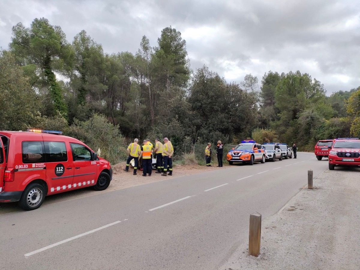 Imatge del rescat al Camí de la Salut