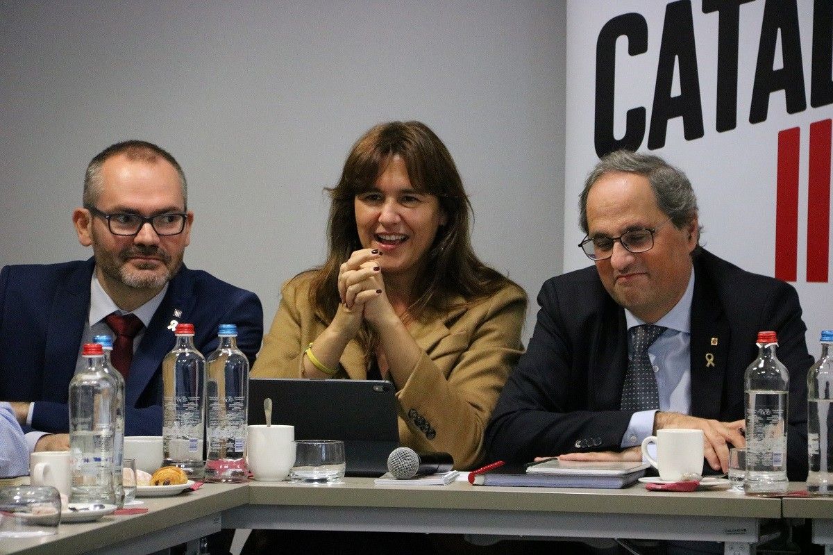 Reunió de Junts per Catalunya a Brussel·les