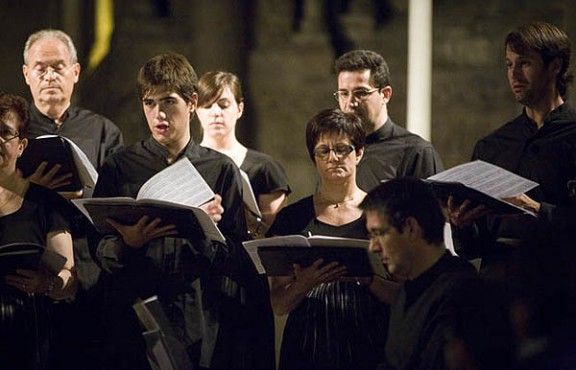 Concert de La Polifònica de Puig-reig a Sant Joan de les Abadesses