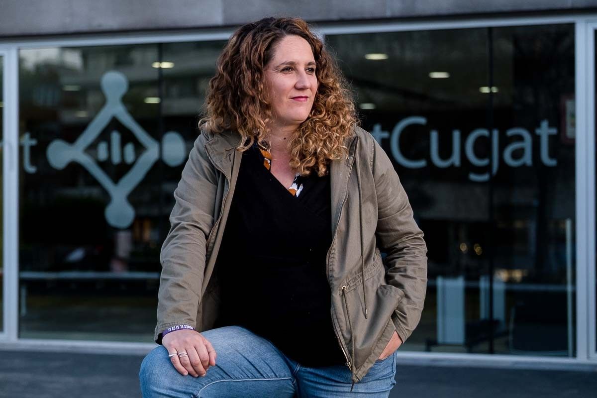 Núria Gibert, portaveu del grup municipal de la CUP-PC 