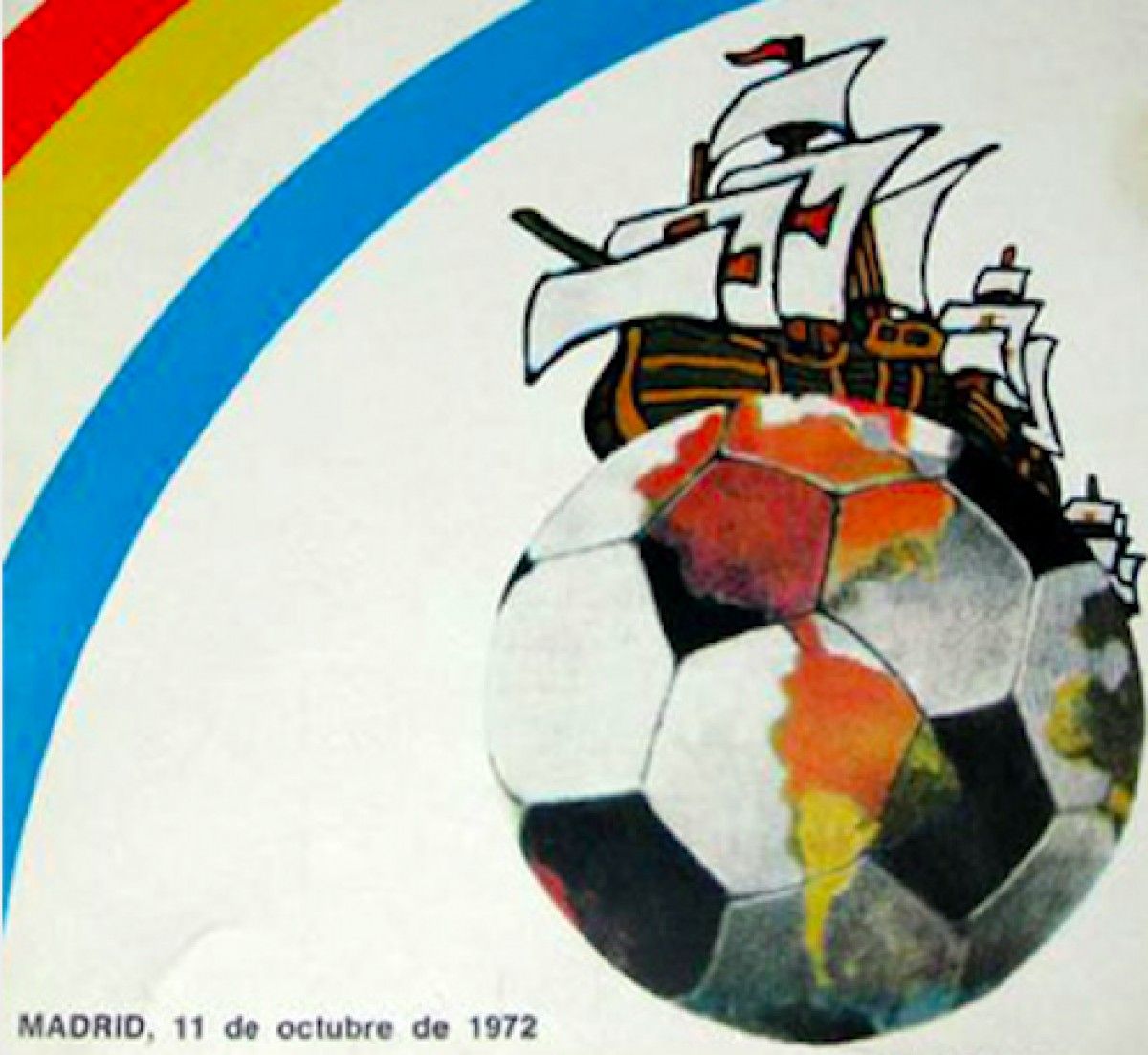 Cartell de la primera edició de la Copa de la Hispanitat, corresponent a 1972