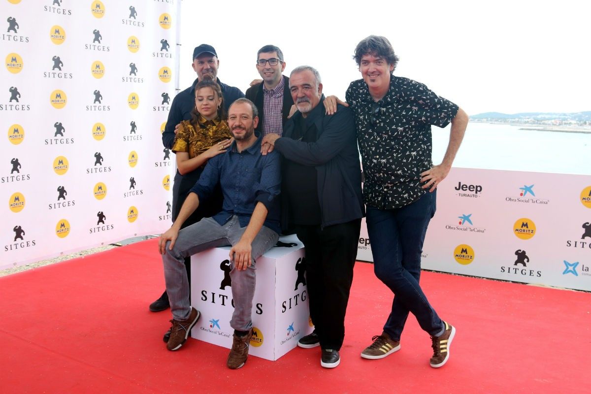 L'equip de Cuerdas al Festival de Sitges. 