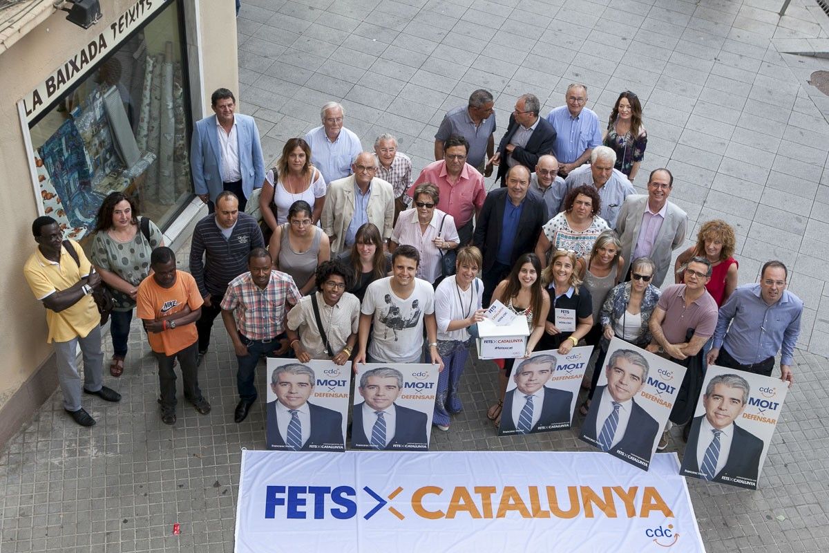 Foto de família de CDC d'inici de campanya a Sabadell.