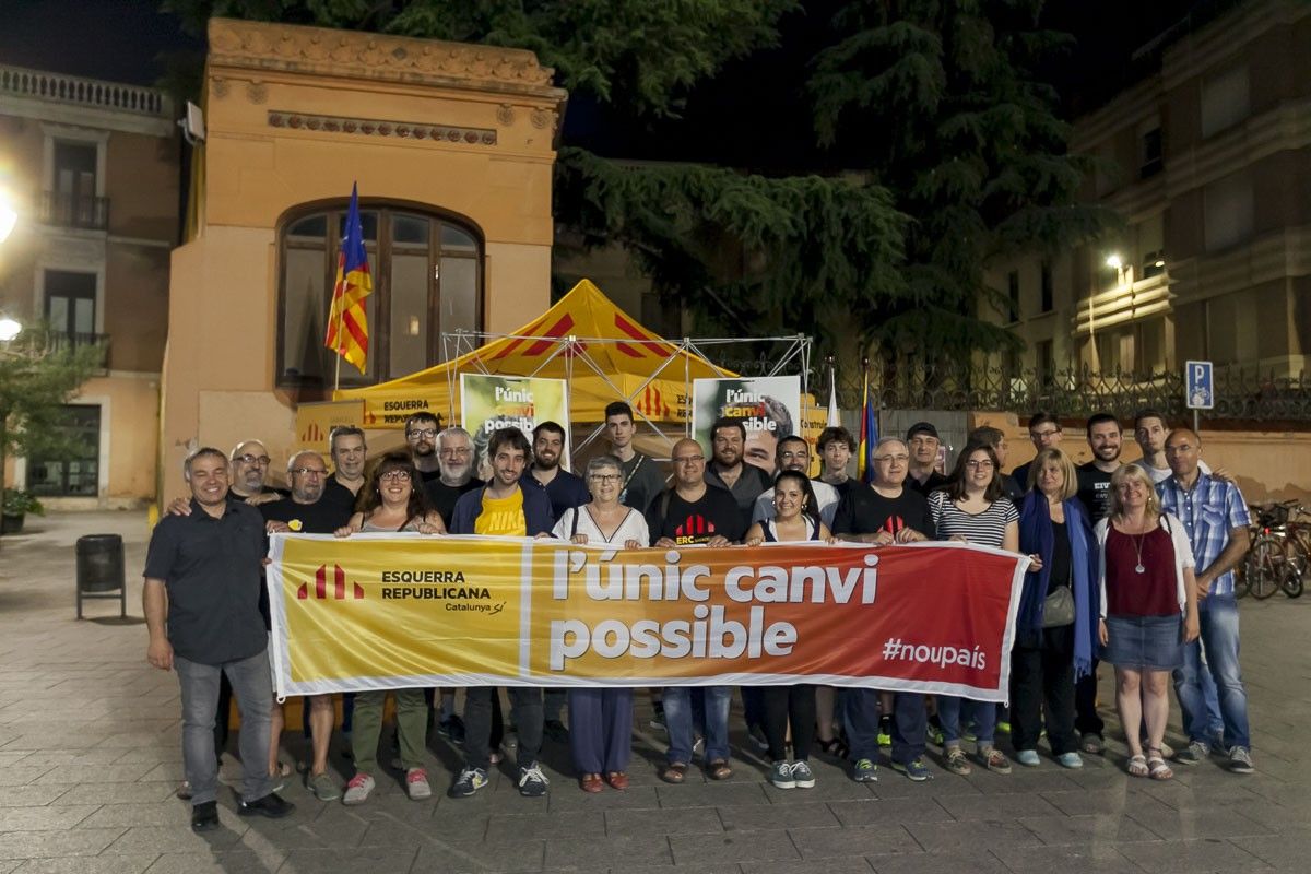Inici de campanya d'ERC a Sabadell