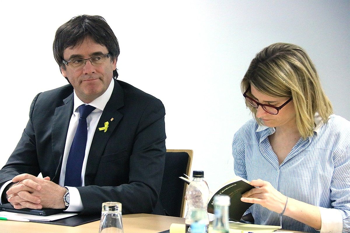 Puigdemont i Artadi, en una imatge d'arxiu de l'any 2018