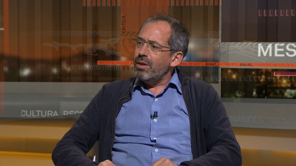 Joaquín Urías, en una entrevista televisiva
