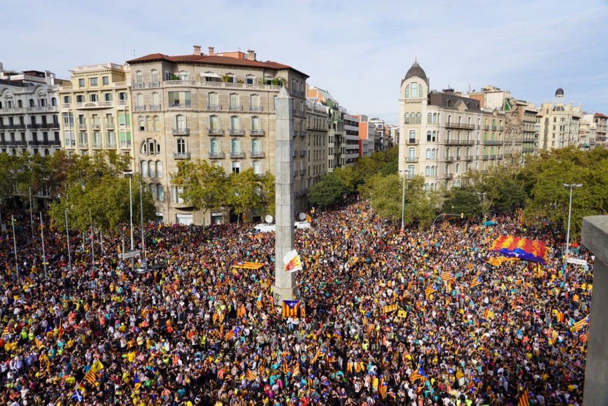 Manifestació del 18-O a Barcelona