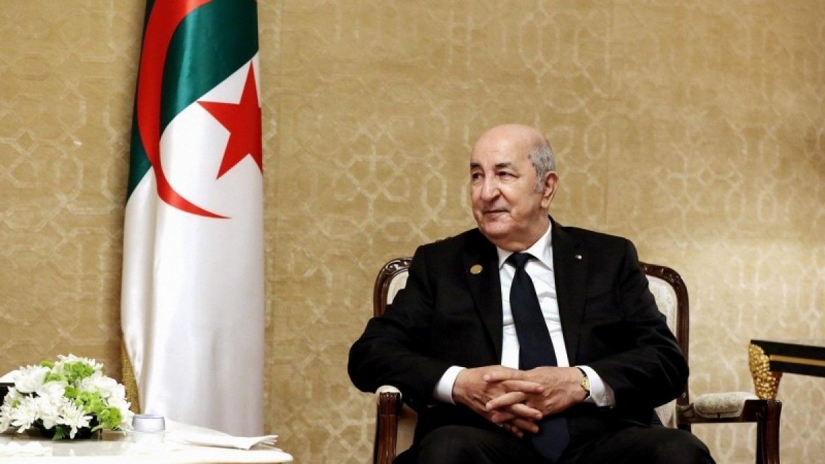 El president d'Algèria, Abdelmayid Tebune, en una imatge d'arxiu