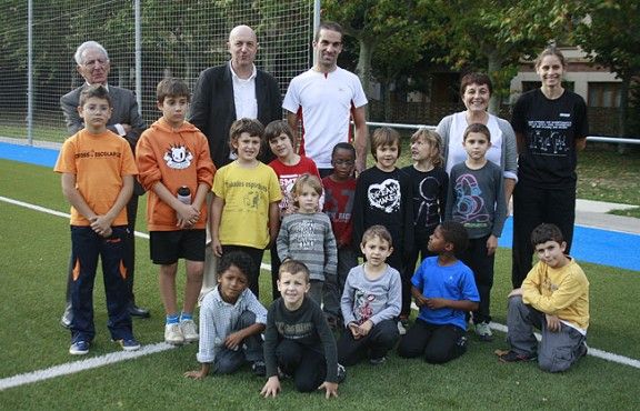 Els participants de l'Escola Municipal d'Atletisme del Ripollès.