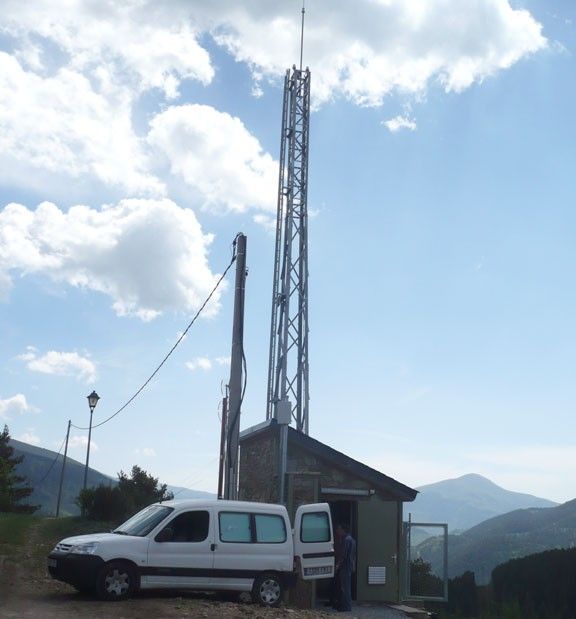 Nova torre de telecomunicacions a Toses.