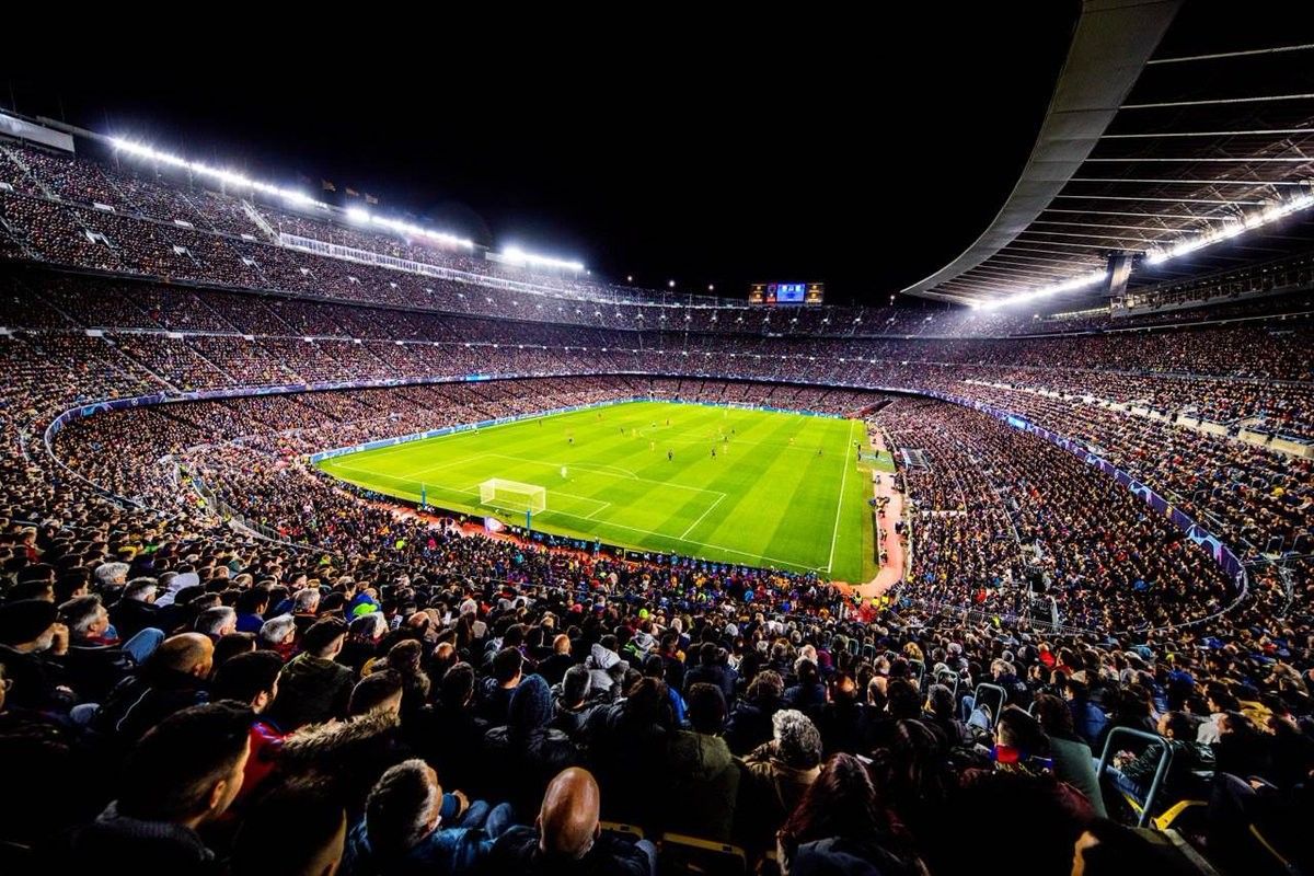 El Camp Nou, en una imatge d'arxiu.
