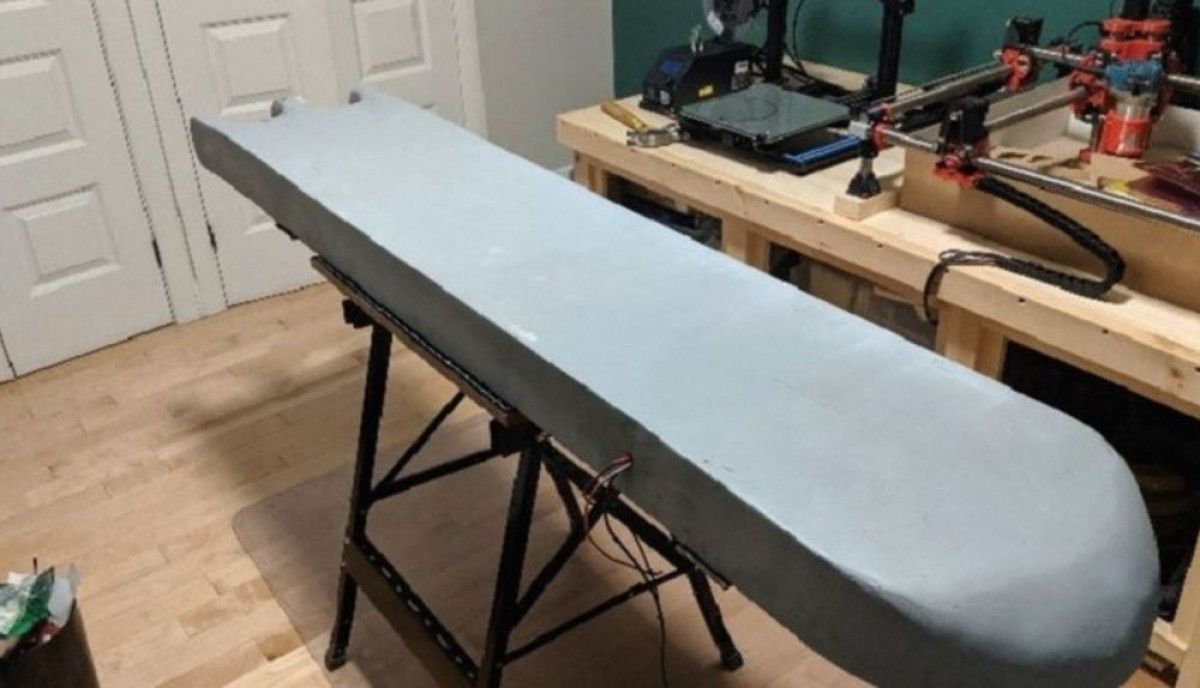 Prototip de dron submarí per a transportar droga