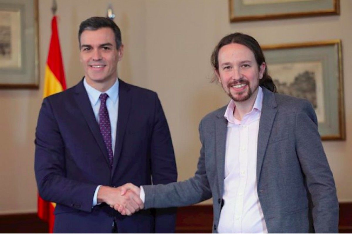 Acord Sánchez-Iglesias per un govern de coalició