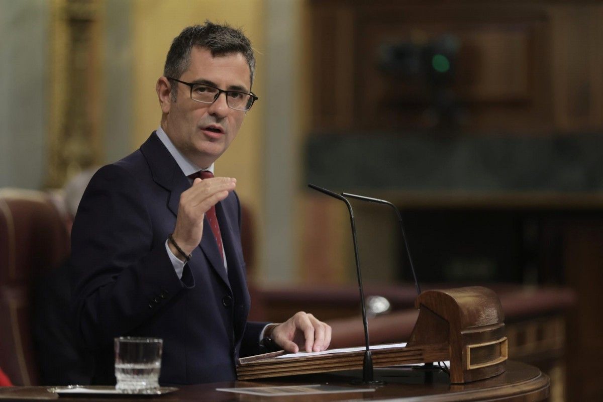 El ministre Félix Bolaños, al Congrés