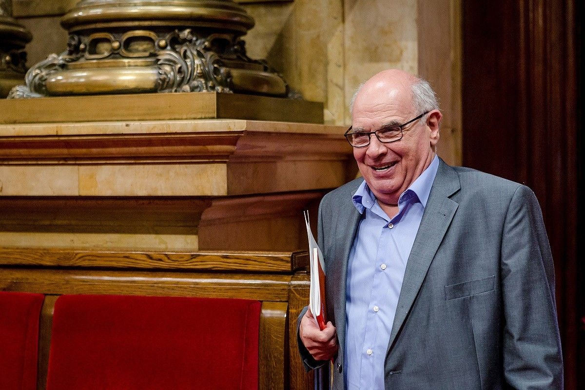 Lluís Rabell en una imatge d'arxiu al Parlament. 