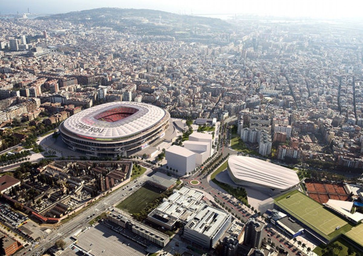 Imatge virtual de la proposta de l'Espai Barça