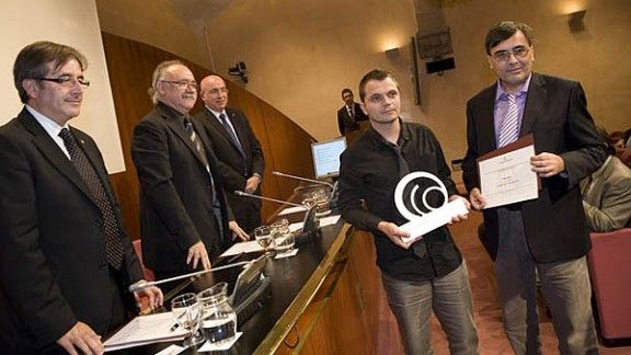 Jordi Font i Miquel Macià han recollit el premi