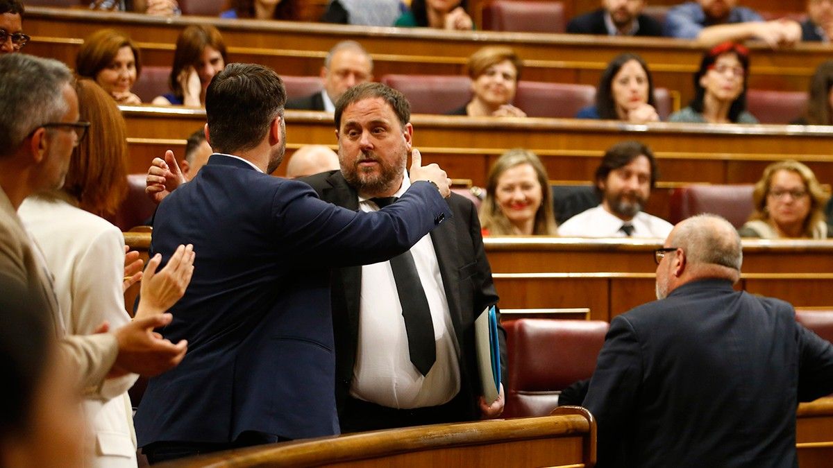 Oriol Junqueras, el 21 de maig al Congrés dels Diputats