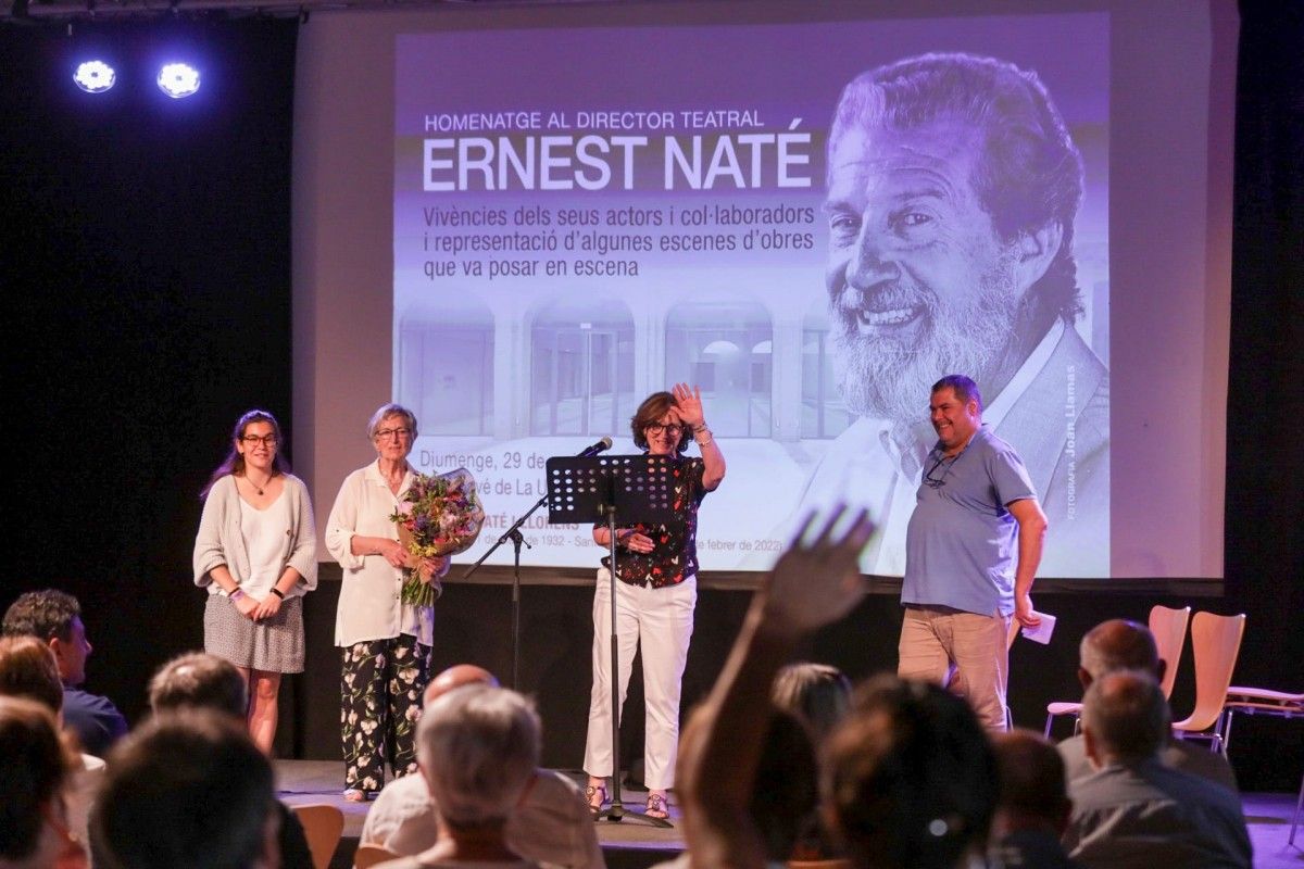 L'acte en homenatge del llegat d'Ernest Naté