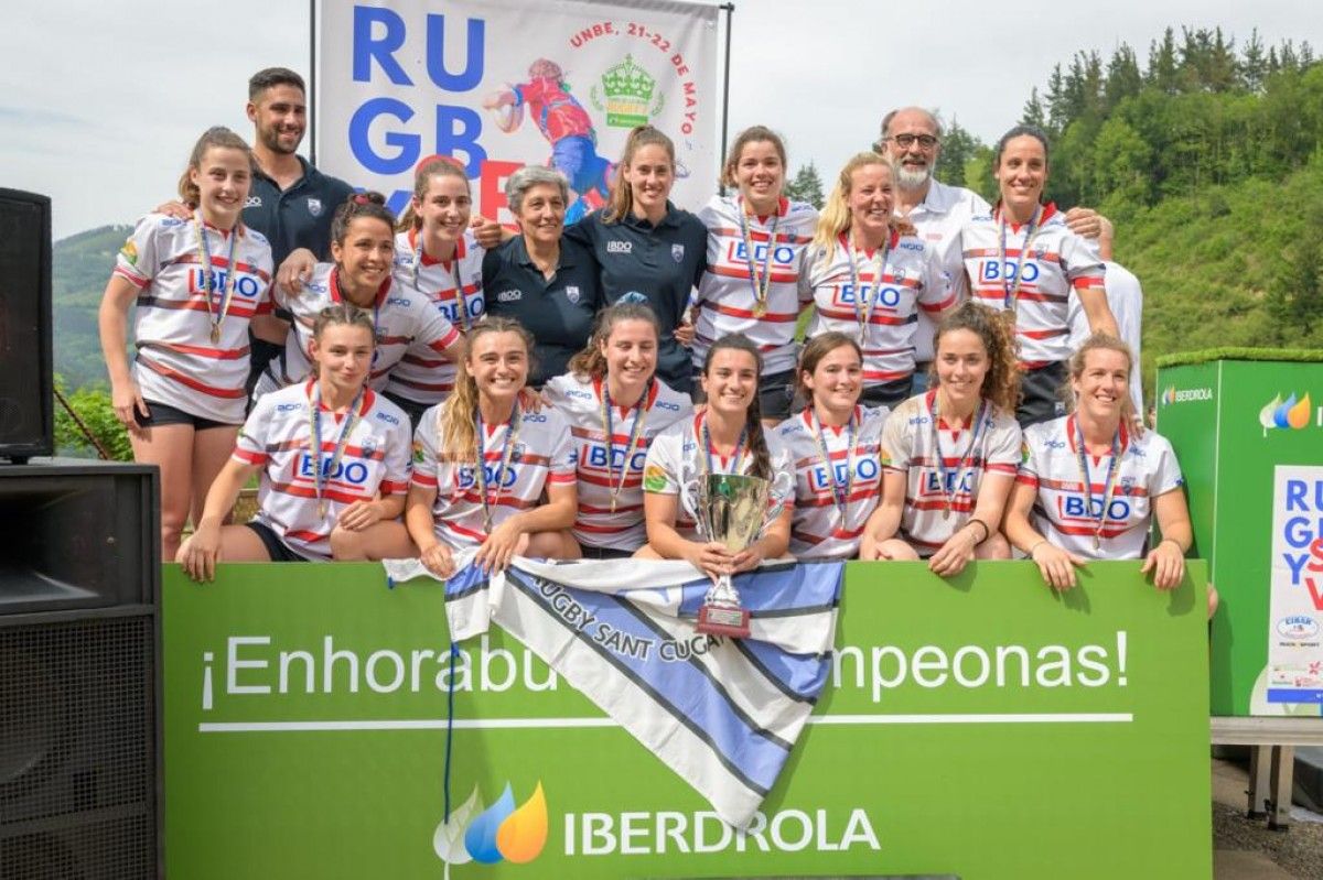El Club Rugby Sant Cugat guanya la Copa de la Reina de seven